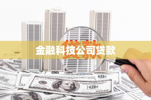 泸州金融科技公司贷款