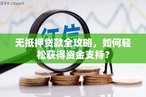 泸州无抵押贷款全攻略，如何轻松获得资金支持？