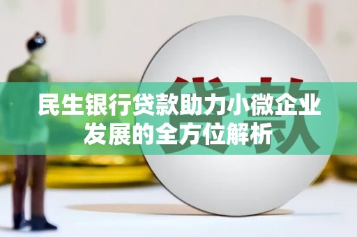 泸州民生银行贷款助力小微企业发展的全方位解析