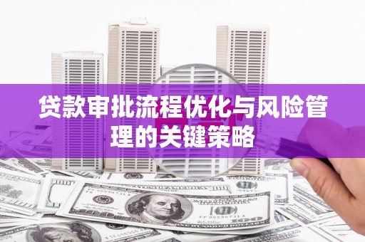 泸州贷款审批流程优化与风险管理的关键策略