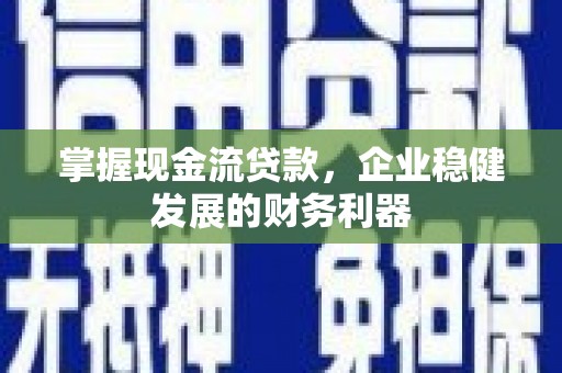 泸州掌握现金流贷款，企业稳健发展的财务利器
