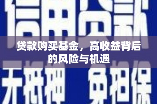 泸州贷款购买基金，高收益背后的风险与机遇