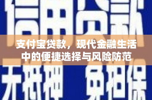泸州支付宝贷款，现代金融生活中的便捷选择与风险防范