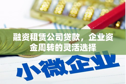 泸州融资租赁公司贷款，企业资金周转的灵活选择