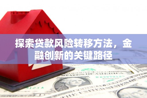 泸州探索贷款风险转移方法，金融创新的关键路径