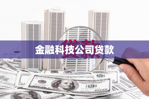 泸州金融科技公司贷款