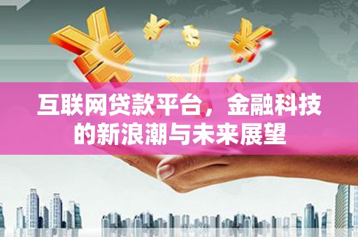 泸州互联网贷款平台，金融科技的新浪潮与未来展望