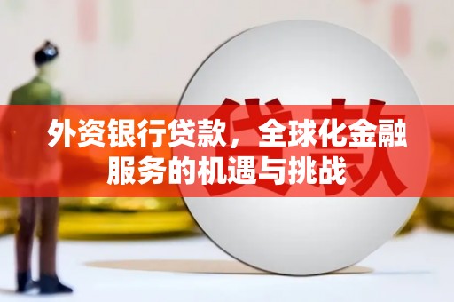 泸州外资银行贷款，全球化金融服务的机遇与挑战
