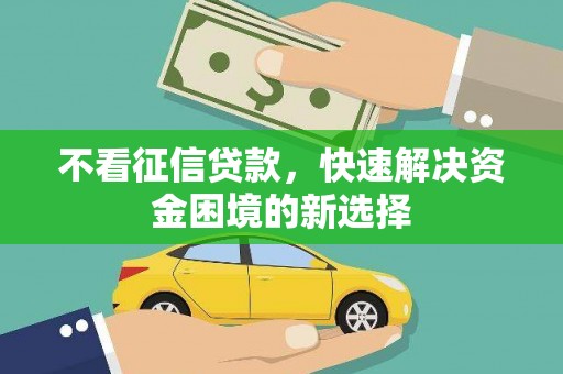 泸州不看征信贷款，快速解决资金困境的新选择