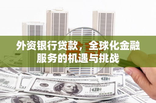 泸州外资银行贷款，全球化金融服务的机遇与挑战