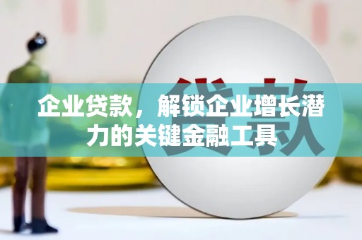 泸州企业贷款，解锁企业增长潜力的关键金融工具