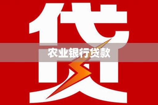 泸州农业银行贷款