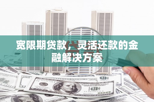 泸州宽限期贷款，灵活还款的金融解决方案
