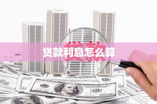 泸州贷款利息怎么算