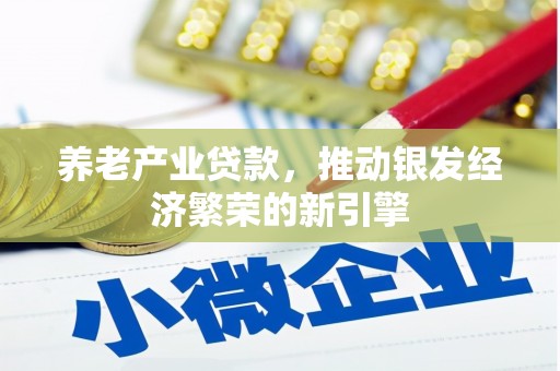 泸州养老产业贷款，推动银发经济繁荣的新引擎