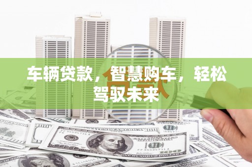 泸州车辆贷款，智慧购车，轻松驾驭未来