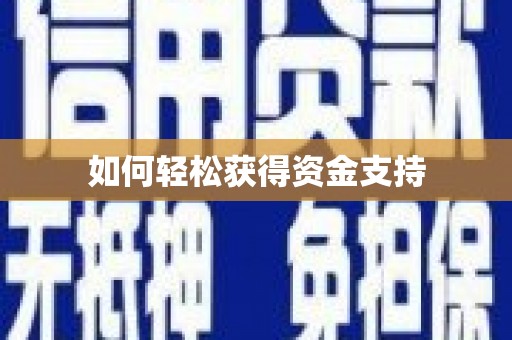 泸州如何轻松获得资金支持