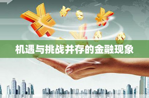 泸州机遇与挑战并存的金融现象